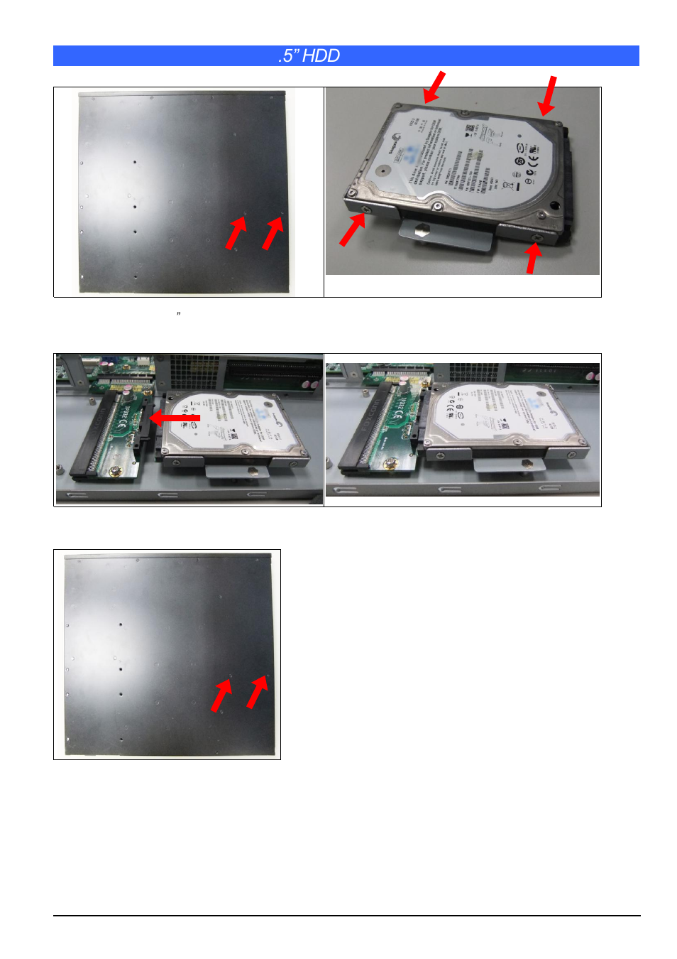 Chap, Ter 9 installing 2.5” hdd (fwa8208 & fwa8208-rpsu) | IBASE FWA8208 User Manual | Page 19 / 55