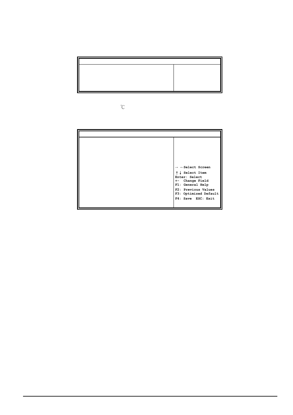 Shutdown temperature configuration, Amt configuration, Watchdog timer enable/disable watchdog timer | IBASE FWA8208 User Manual | Page 26 / 55