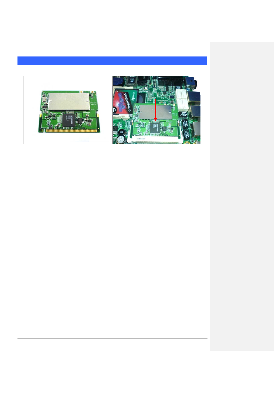 Chapter 7 installing mini-pci card | IBASE FWA7304 User Manual | Page 11 / 13