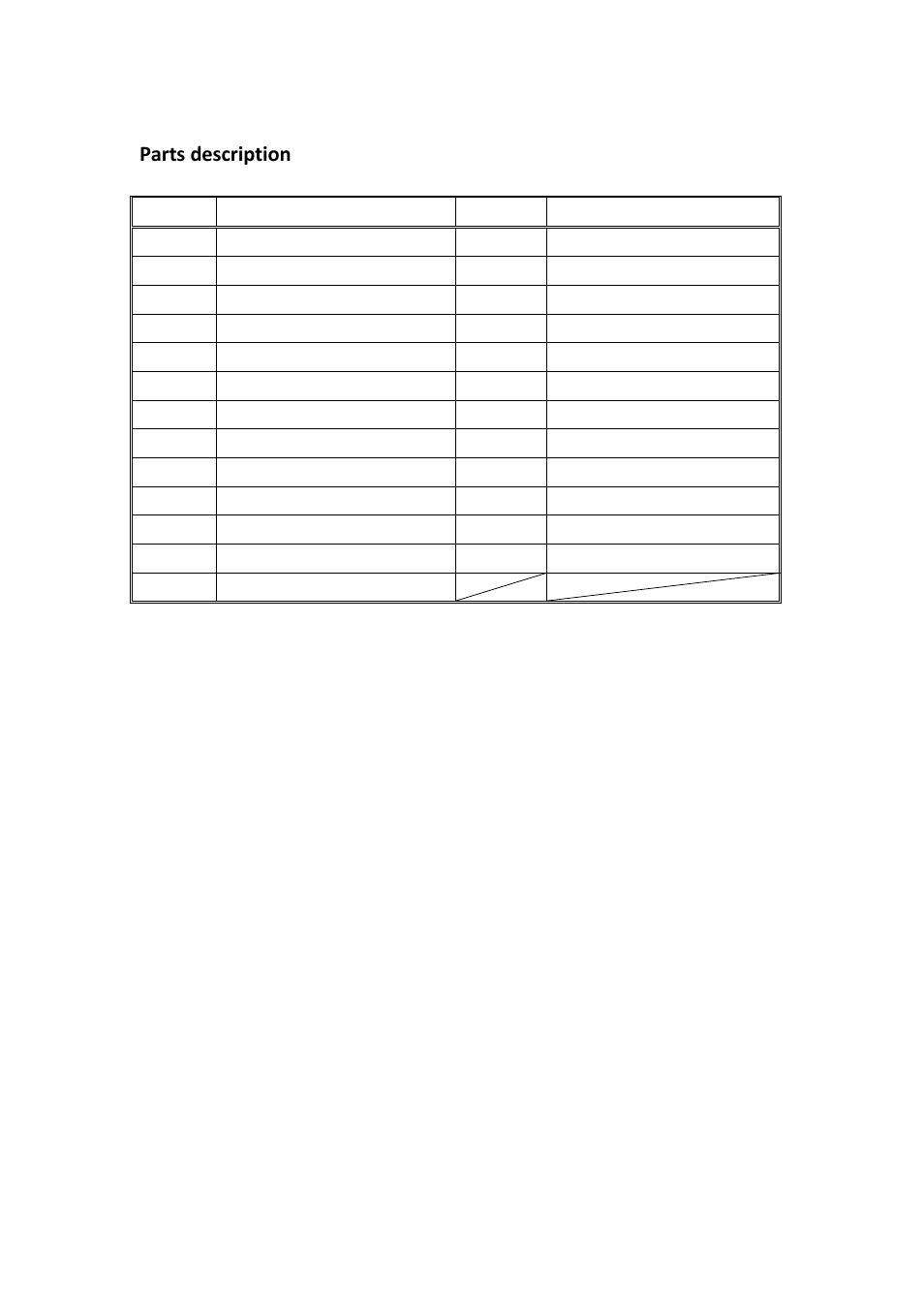 Parts description | IBASE FWA7108 User Manual | Page 11 / 12