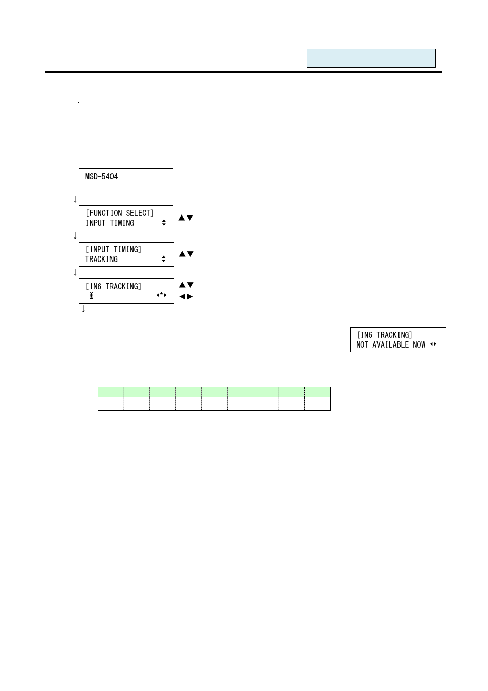 11 tracking [tracking, Tracking, And “ 8.6.11 tracking | Nd “ 8.6.11 tracking, 11 tracking | IDK MSD-54 Series User Manual | Page 105 / 269