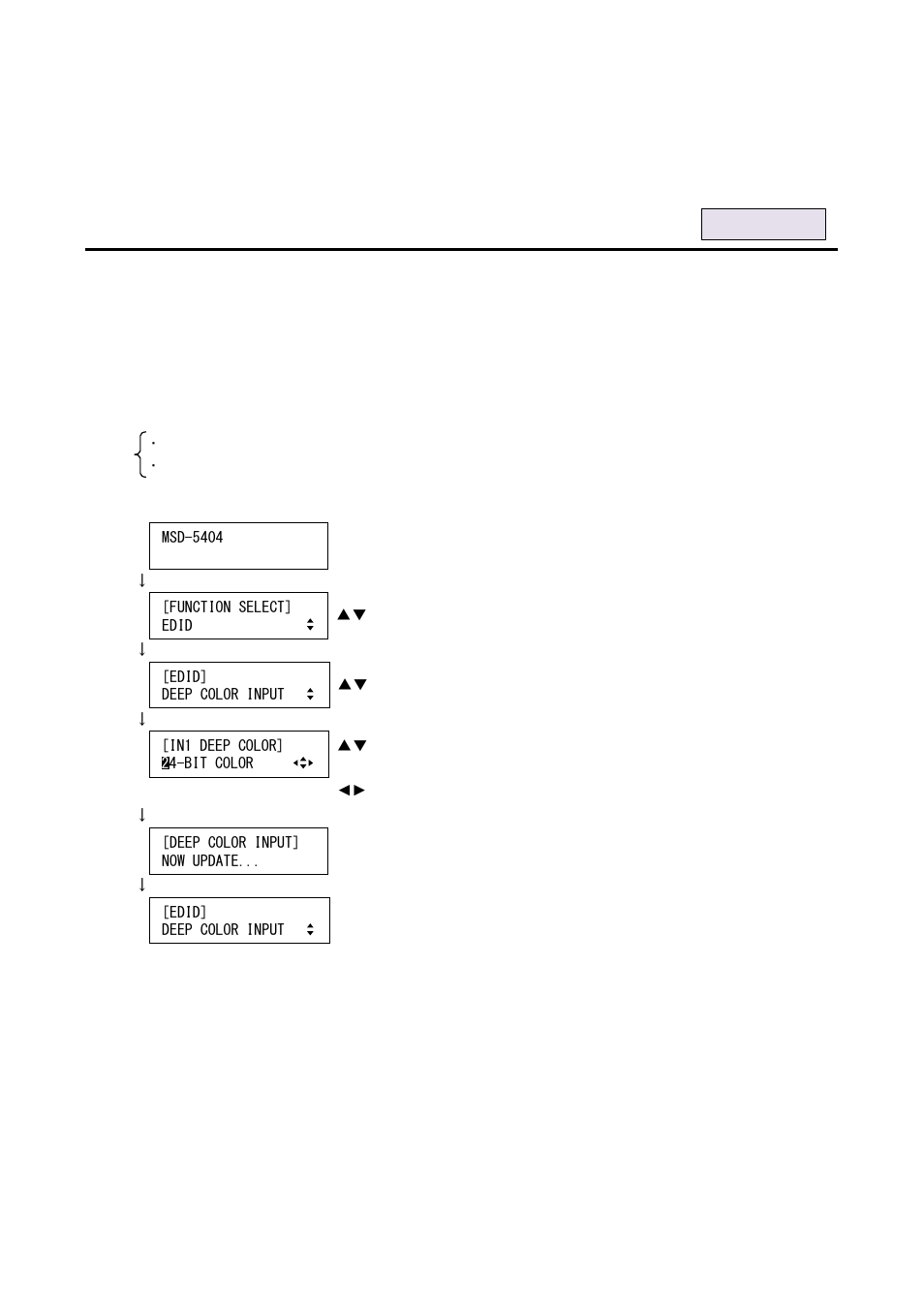 4 deep color [deep color input, Deep color, 4 deep | Color, 4 deep color | IDK MSD-54 Series User Manual | Page 138 / 269