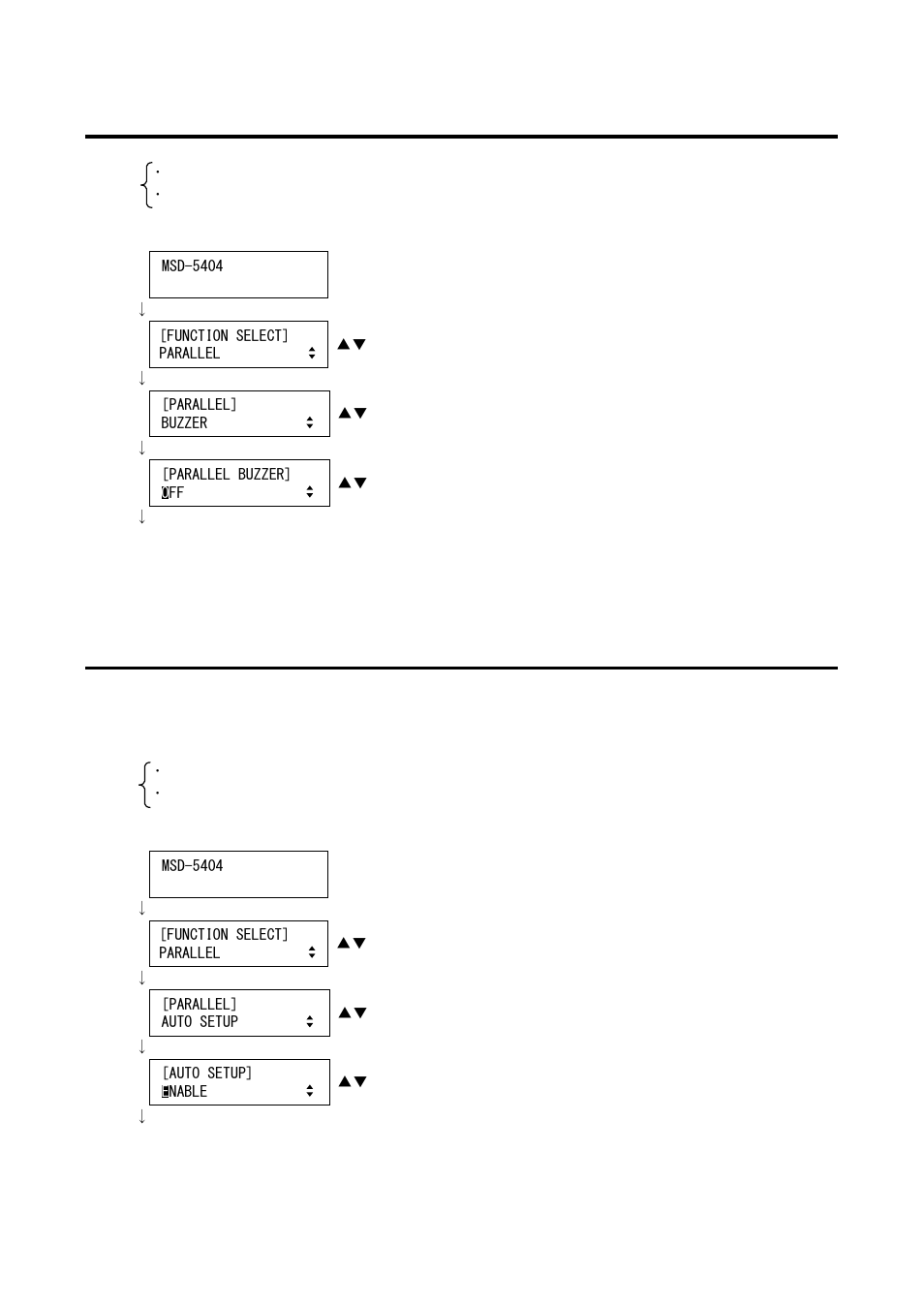 8 buzzer [buzzer, 9 analog input measurement [auto setup, Buzzer | Analog input measurement, 9 analog input, Measurement, 9 analog input measurement | IDK MSD-54 Series User Manual | Page 207 / 269
