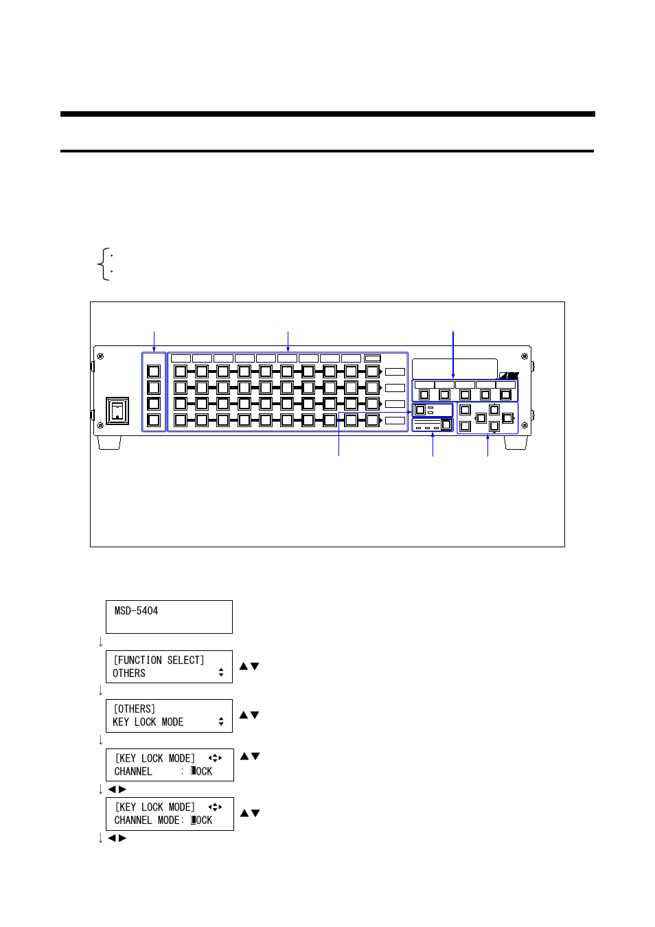 18 others, 1 key lock mode [key lock mode, Others | Key lock mode, Key lock, N “ 8.18.1 key lock | IDK MSD-54 Series User Manual | Page 240 / 269