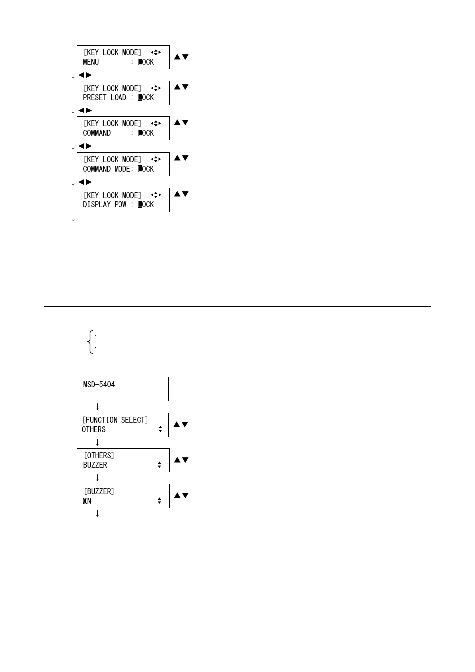 2 key buzzer [buzzer, Key buzzer | IDK MSD-54 Series User Manual | Page 241 / 269