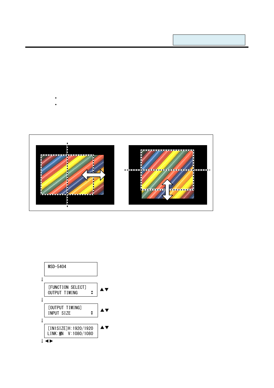 7 input size [input size, Input size, 7 input size | IDK MSD-54 Series User Manual | Page 61 / 269