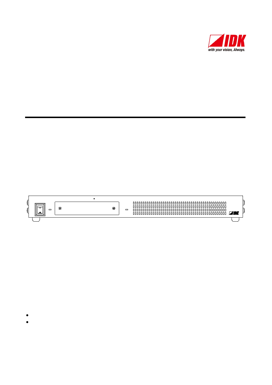 IDK VAC-5000HD User Manual | 49 pages