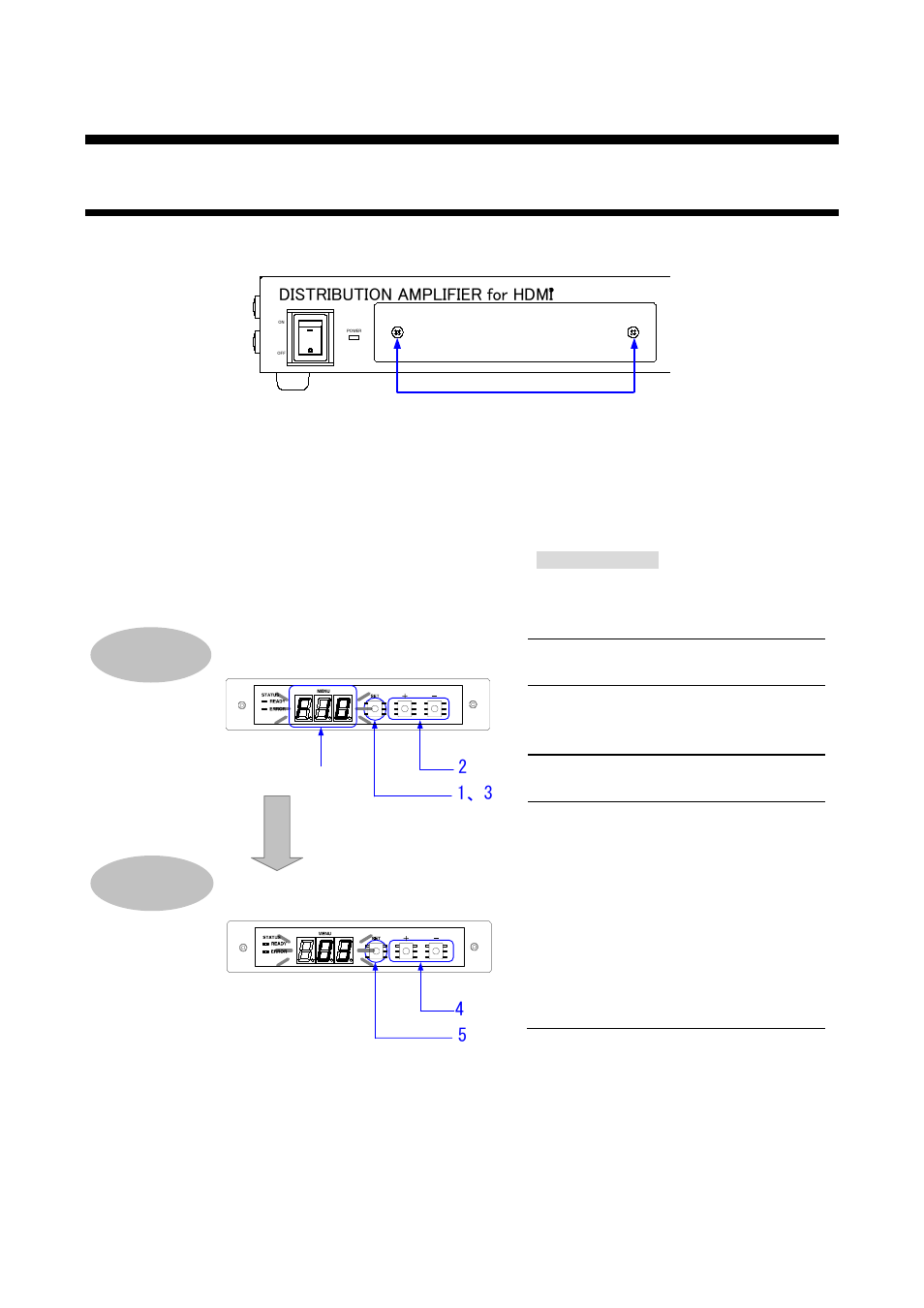 6 basic operation, 1 menu operation keys, Basic operation | Menu operation keys | IDK VAC-5000HD User Manual | Page 17 / 49