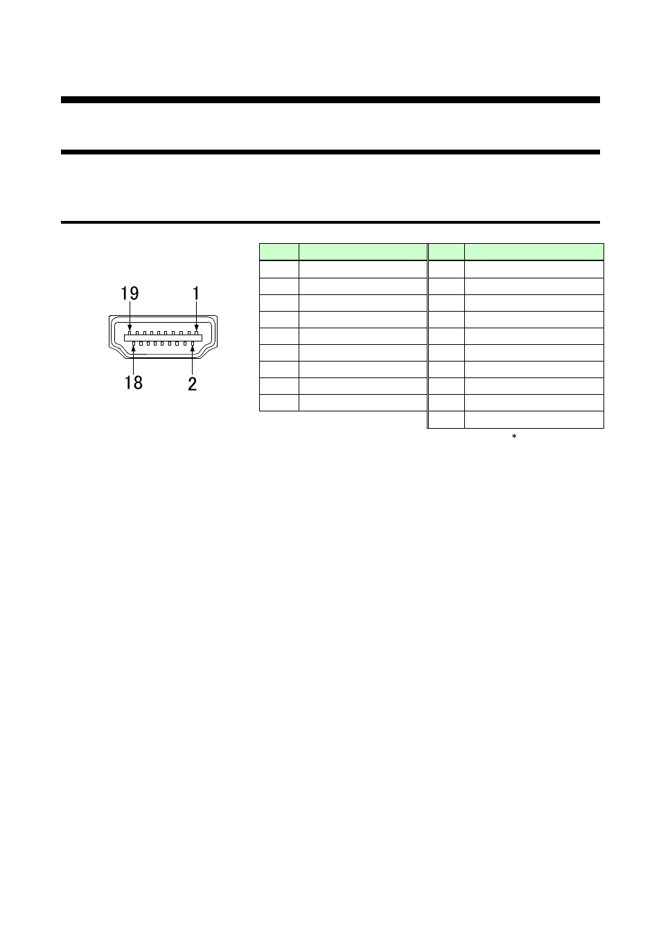 8 specifications, 1 pin assignments, 1 hdmi type a connector | Specifications, Pin assignments, Hdmi type a connector | IDK VAC-5000HD User Manual | Page 41 / 49