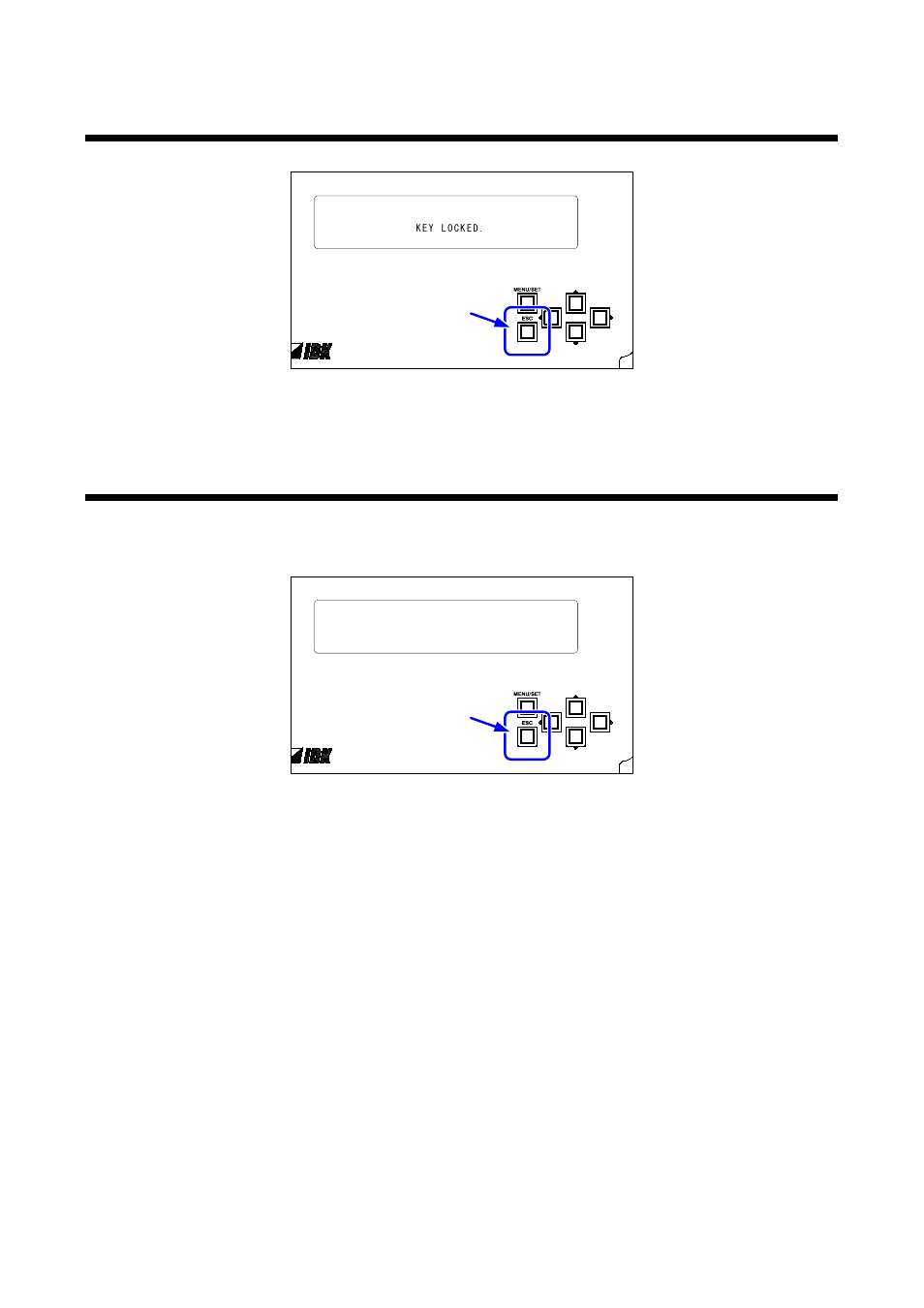 2 setting/canceling key lock, 3 initialization, Setting/canceling key lock | Initialization | IDK GF-100 User Manual | Page 18 / 63