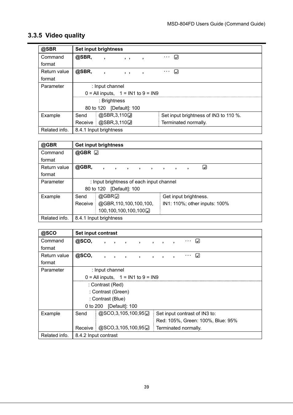 5 video quality | IDK MSD-804FD User Manual | Page 39 / 133