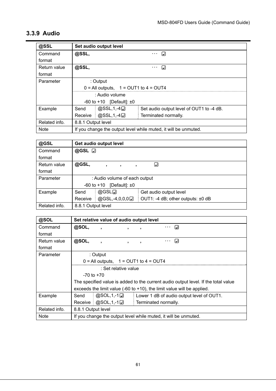 9 audio | IDK MSD-804FD User Manual | Page 61 / 133