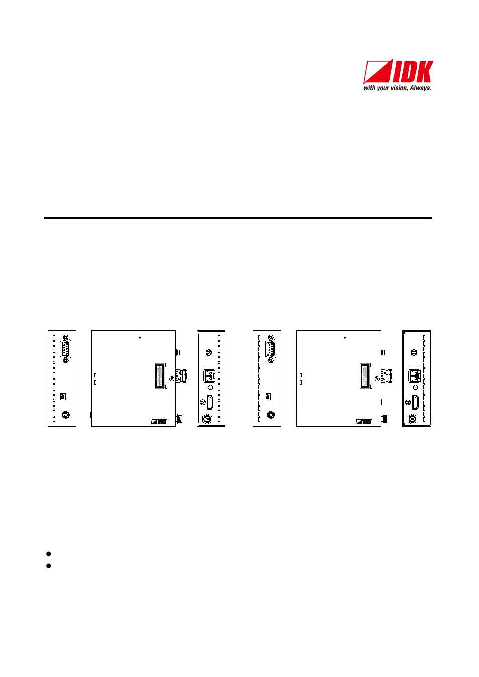 IDK OPF-H1000-A User Manual | 25 pages