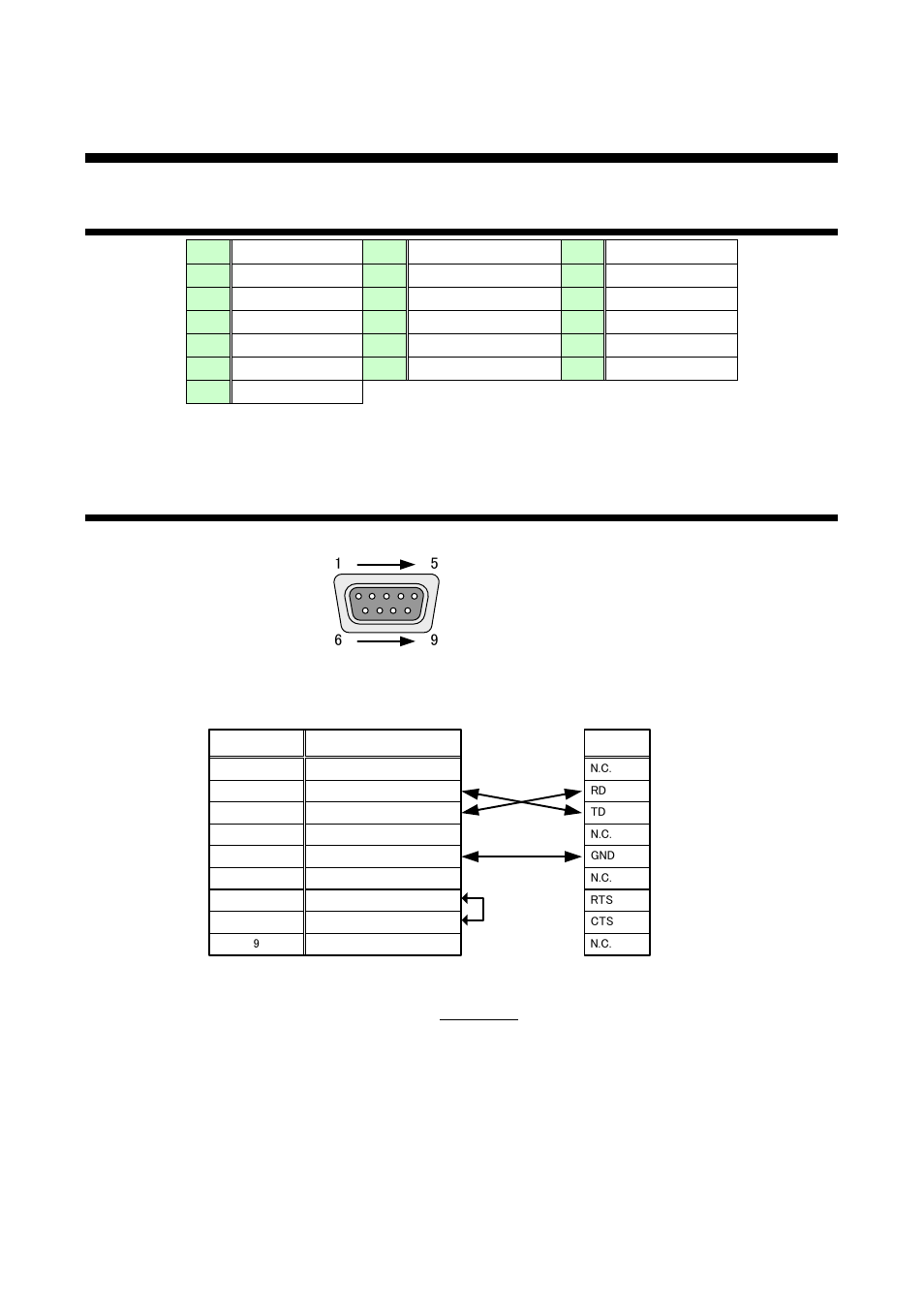 6 specifications, 1 pin assignments of hdmi type a connector, 2 rs-232c pin assignments | Specifications, Pin assignments of hdmi type a connector, Rs-232c pin assignments, 6specifications | IDK OPF-H1000-A User Manual | Page 20 / 25