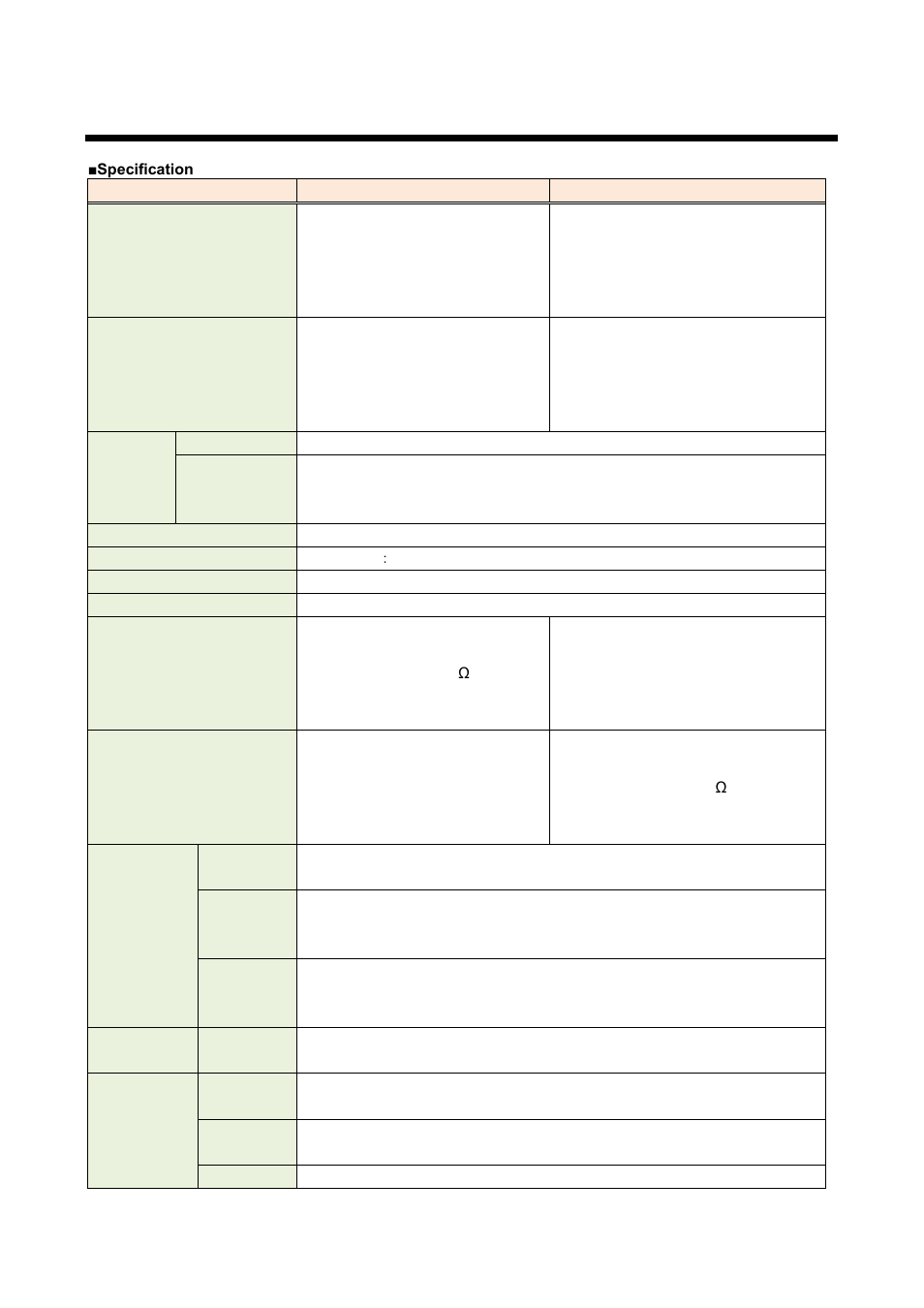 3 specifications, Specifications | IDK OPF-H1000-A User Manual | Page 22 / 25