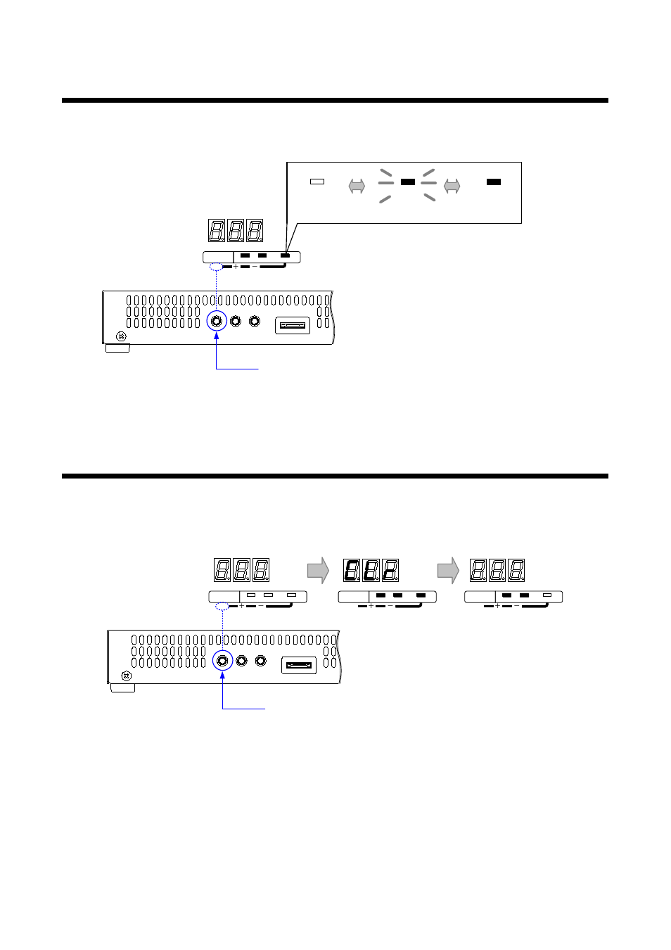 2 locking menu operation buttons, 3 initialization, Locking menu operation buttons | Initialization | IDK OPF-H1000D User Manual | Page 21 / 51