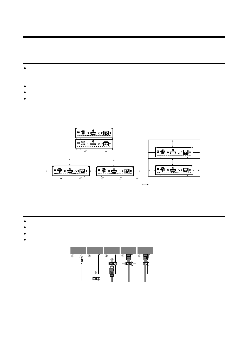 2 precautions, 1 installation, 2 cabling | Precautions, Installation, Cabling | IDK HDC-H100-C User Manual | Page 14 / 23