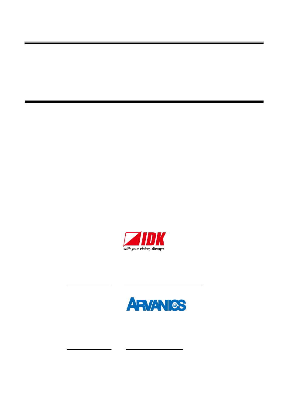 IDK HDC-H100-C User Manual | Page 23 / 23