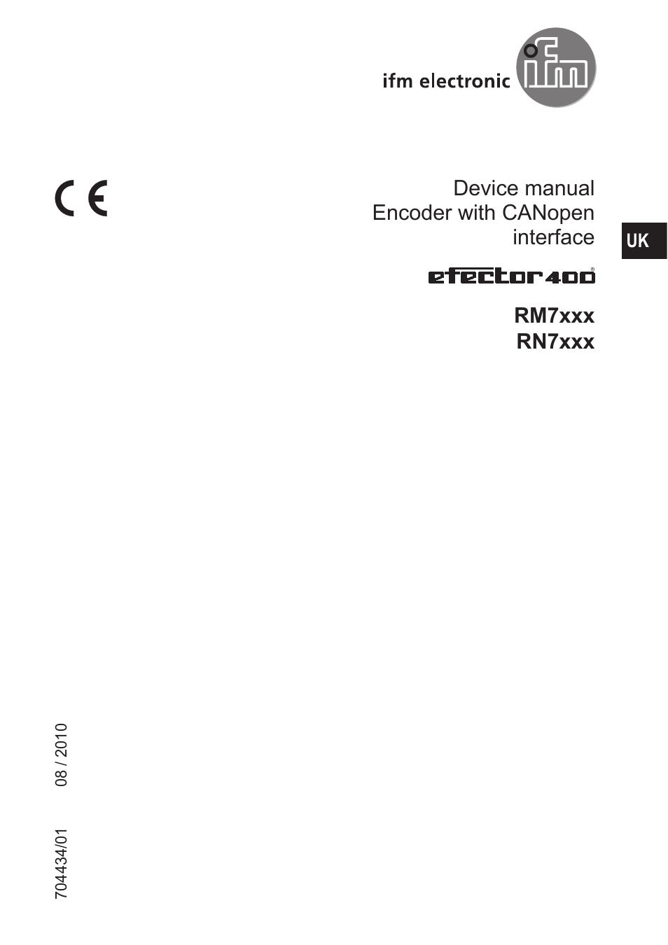 ifm electronic RN7003 User Manual | 25 pages