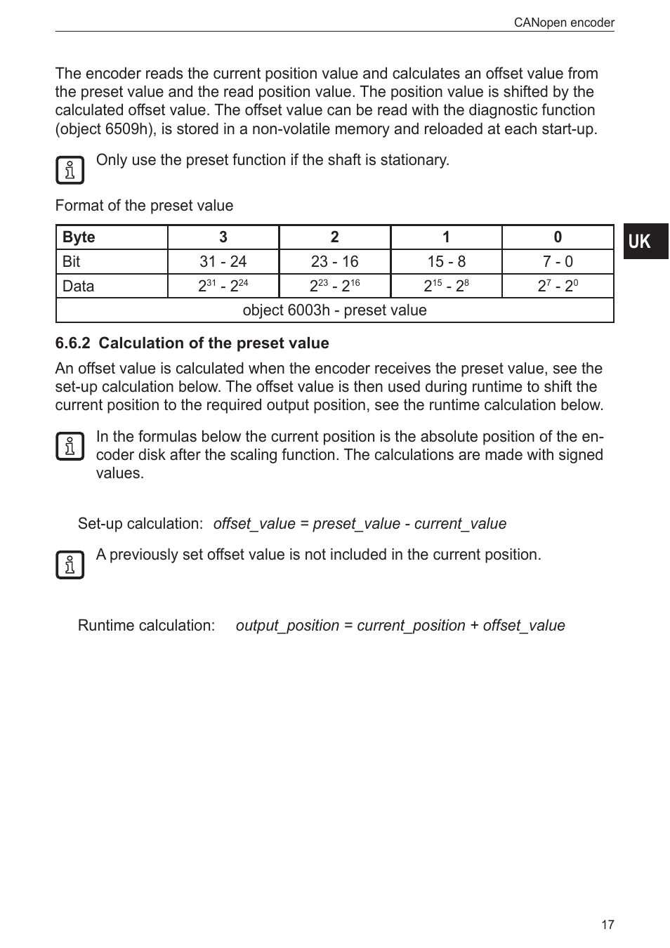 2 calculation of the preset value | ifm electronic RN7003 User Manual | Page 17 / 25