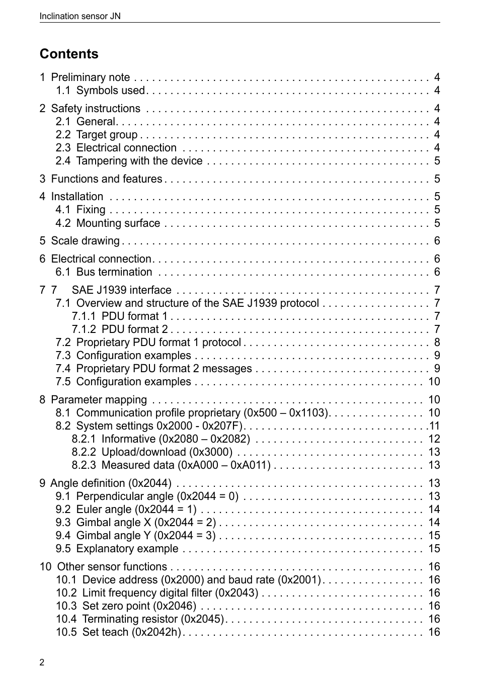ifm electronic JN2301 User Manual | Page 2 / 21