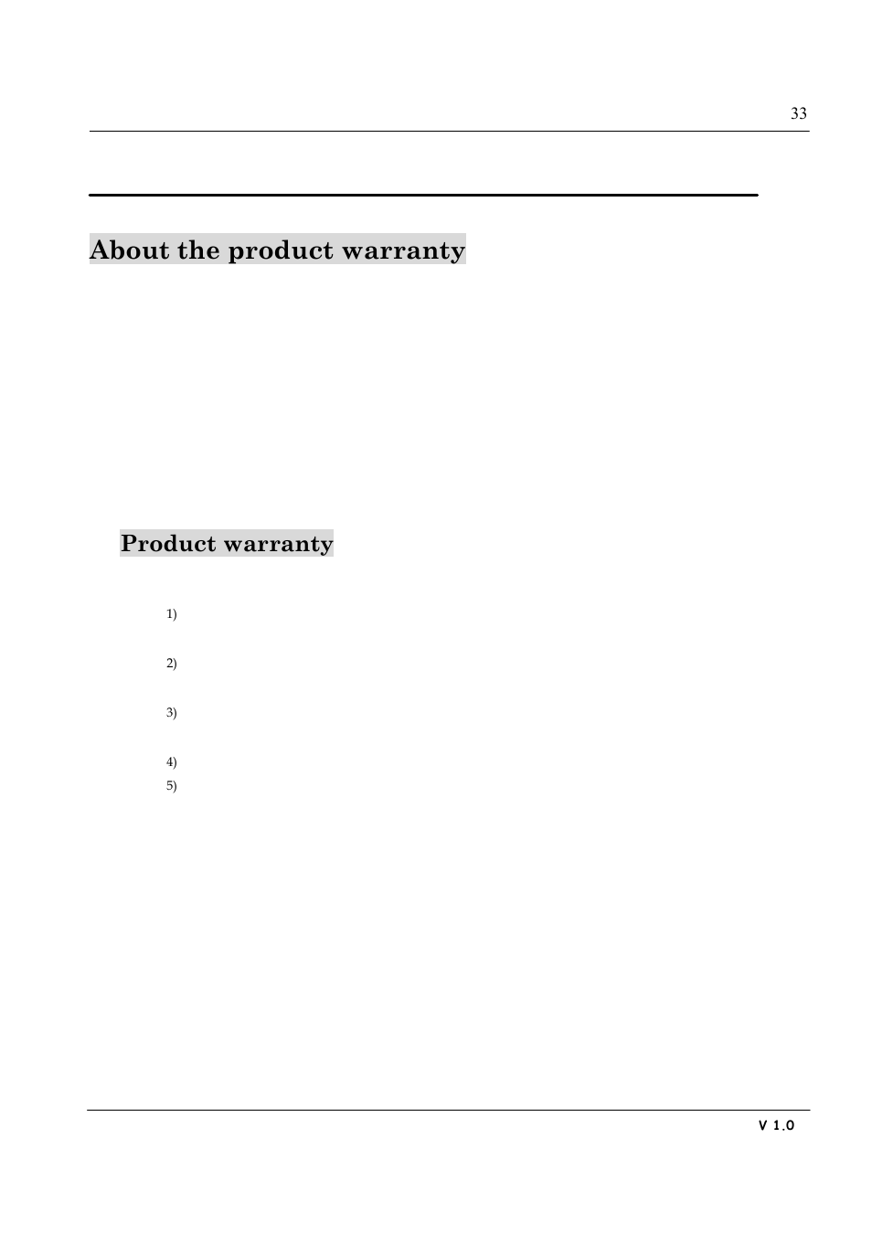 Appendix 4. product warranty, About the product warranty | ILS ILS15R User Manual | Page 39 / 41