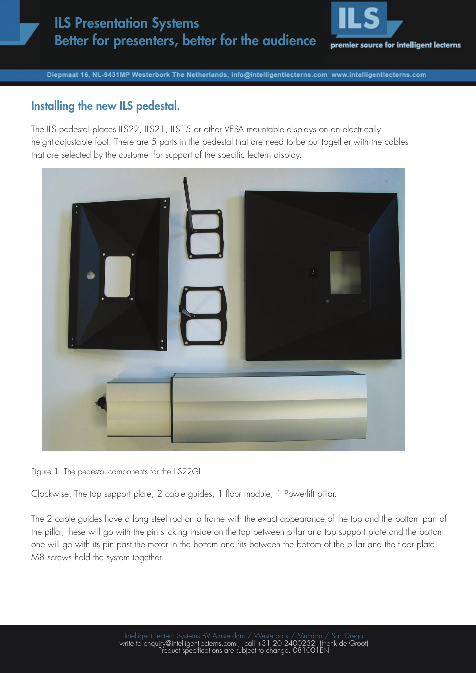 ILS Presentation Systems User Manual | 3 pages