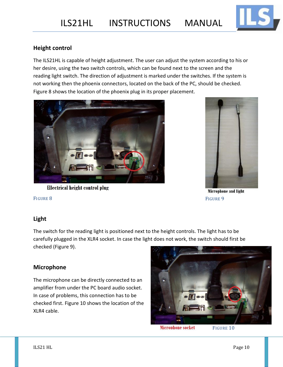 Ils21hl instructions manual | ILS ILS21H User Manual | Page 11 / 31