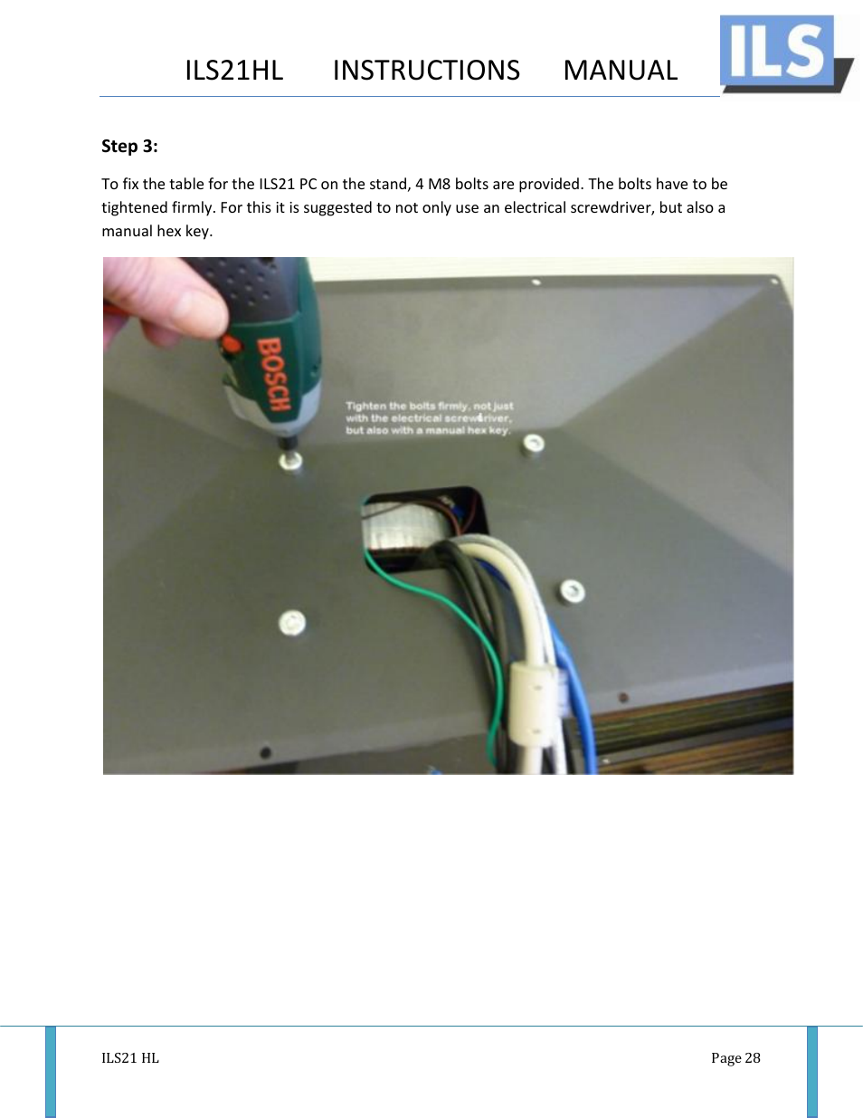Ils21hl instructions manual | ILS ILS21H User Manual | Page 29 / 31