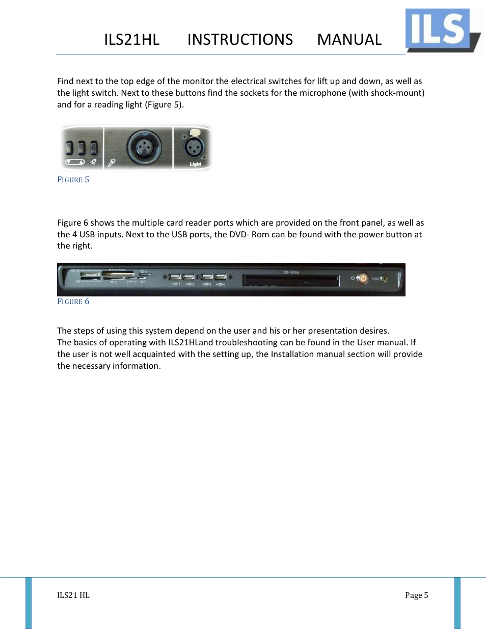 Ils21hl instructions manual | ILS ILS21H User Manual | Page 6 / 31