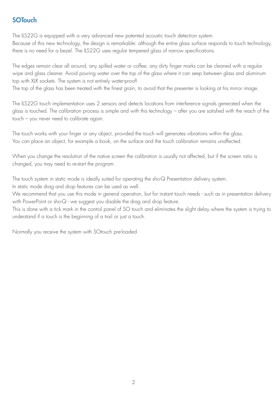 Sotouch | ILS ILS22G winXP User Manual | Page 4 / 31