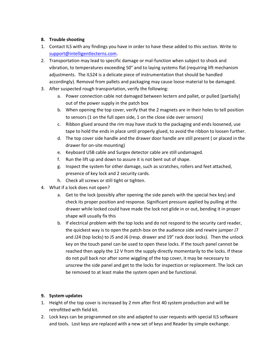 ILS ILS24H Installation User Manual | Page 12 / 12
