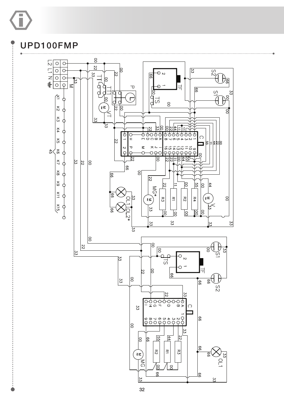 Upd100fmp | ilve UP60 Majestic User Manual | Page 32 / 48