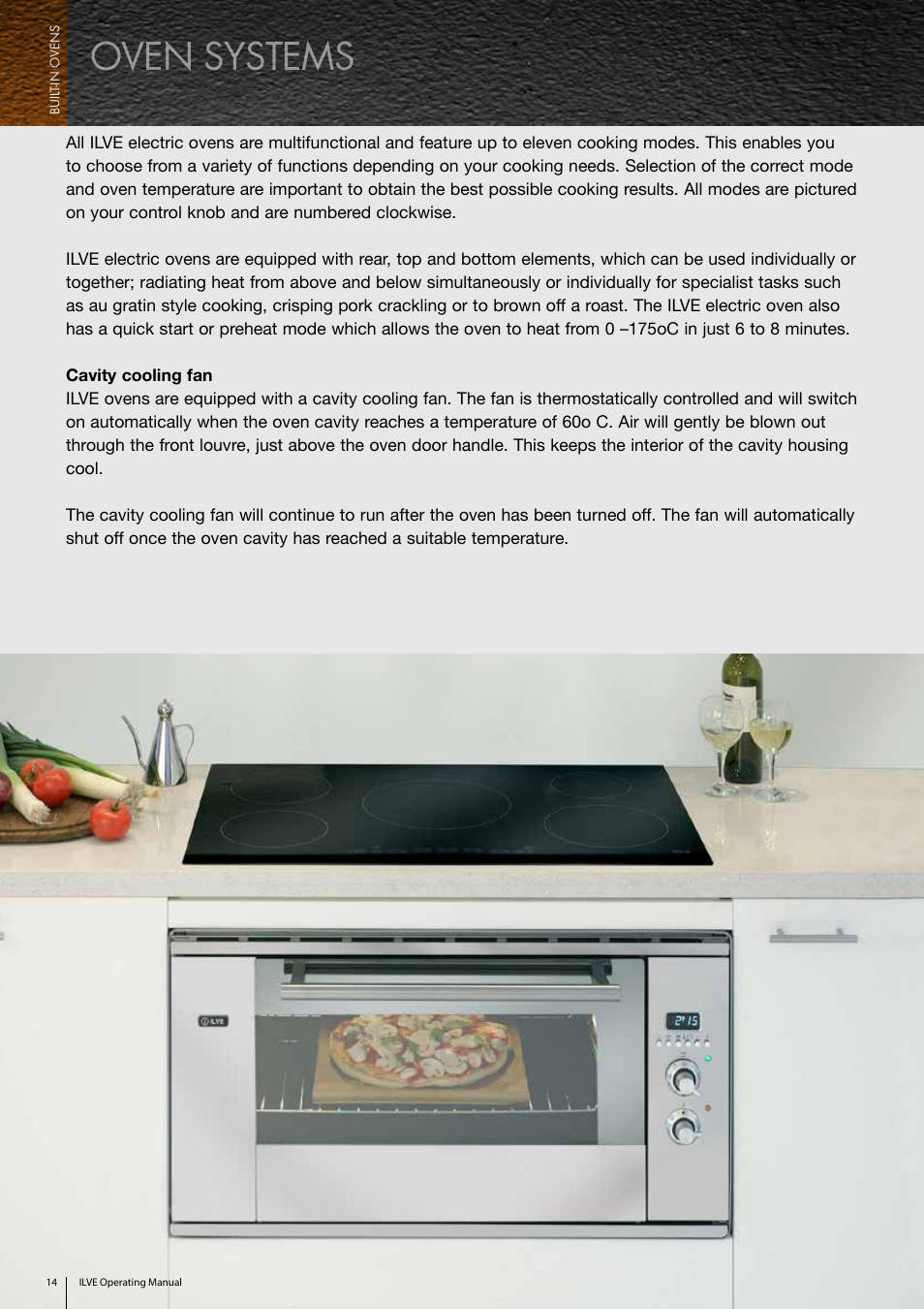 Oven systems | ilve Built-in Oven User Manual | Page 14 / 40