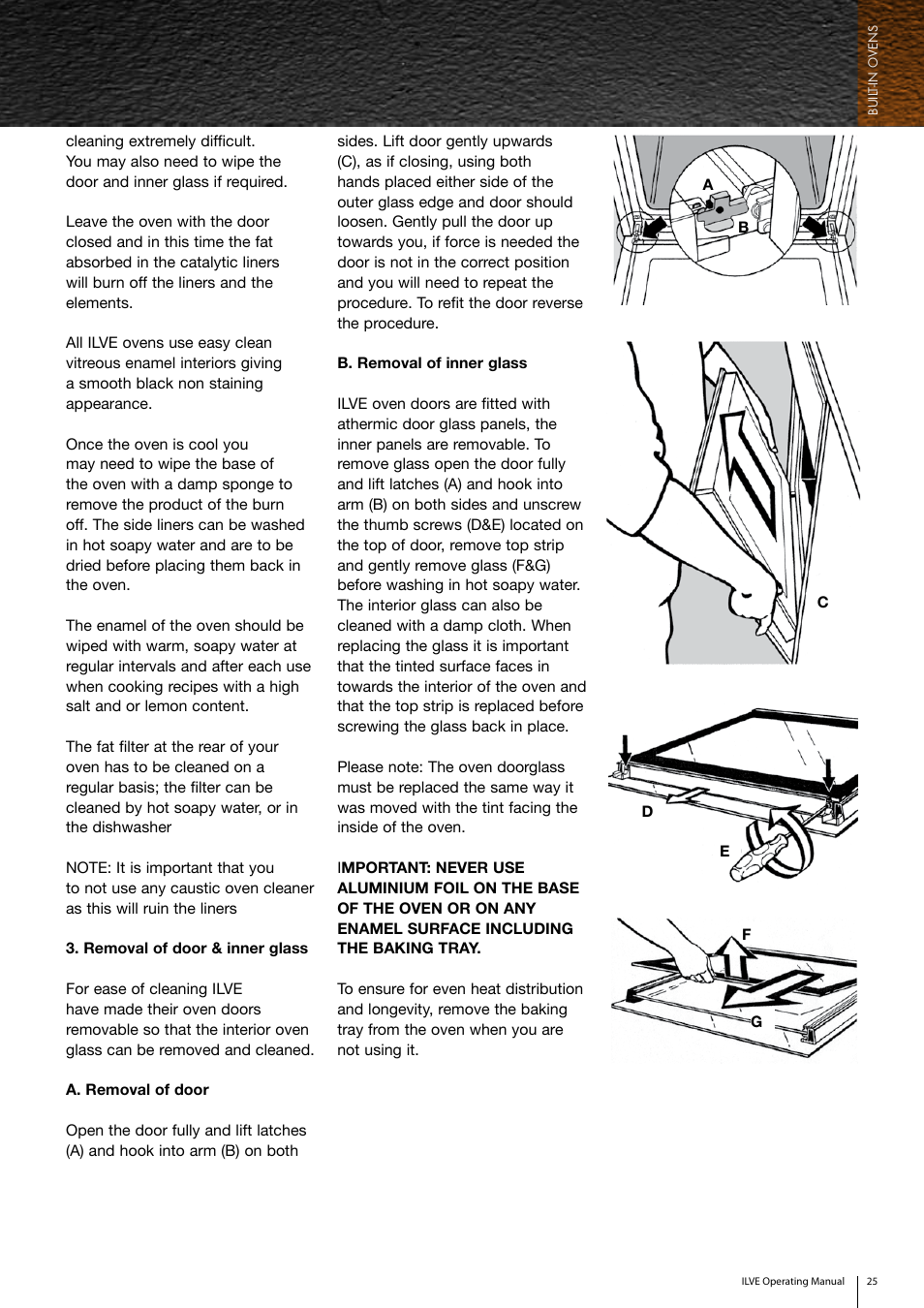 ilve Built-in Oven User Manual | Page 25 / 40