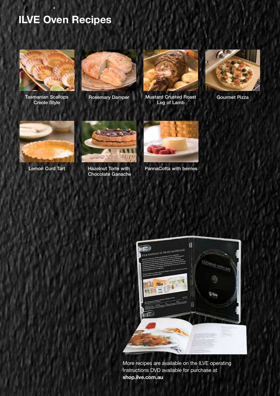 Ilve oven recipes | ilve Built-in Oven User Manual | Page 28 / 40