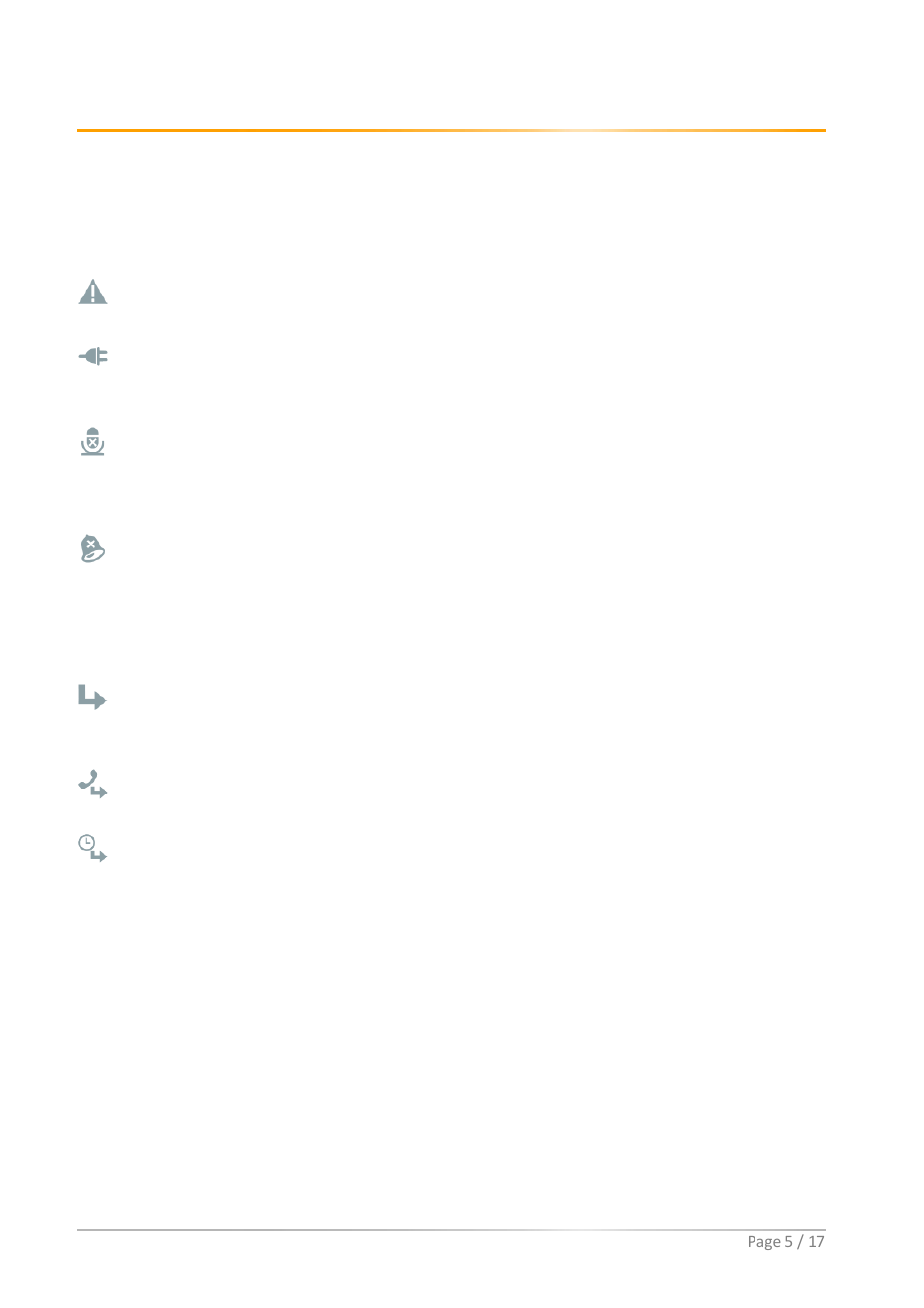 The phone status icons | innovaphone IP222 User Manual | Page 5 / 17