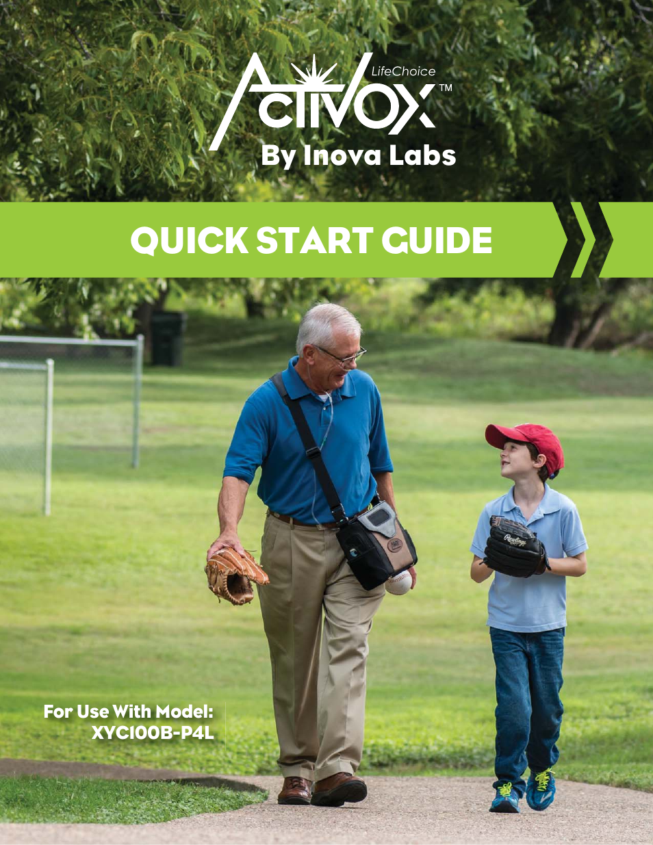 Inova Labs XYC100B-P4L Quick Start User Manual | 8 pages