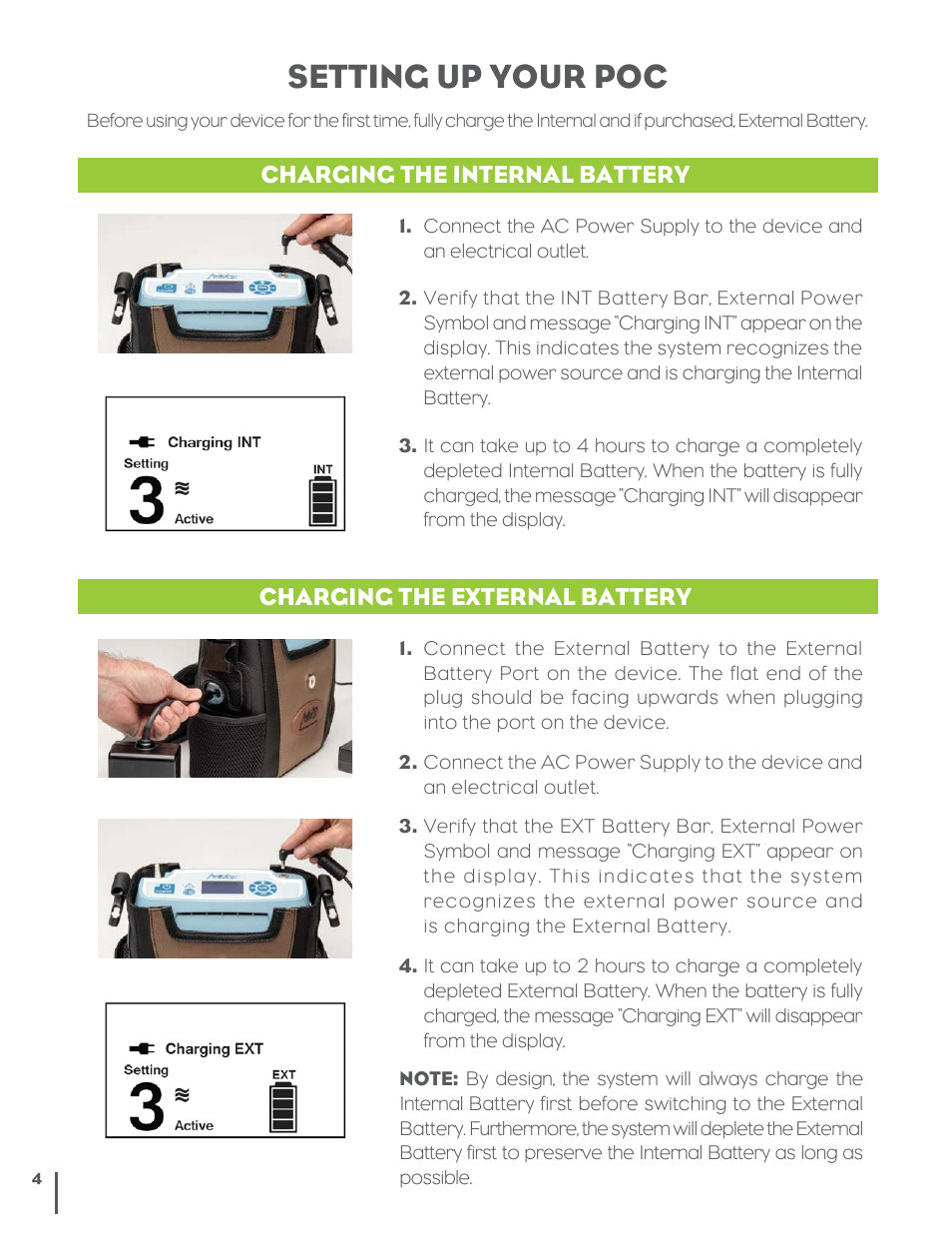 Setting up your poc | Inova Labs XYC100B-P4L Quick Start User Manual | Page 4 / 8