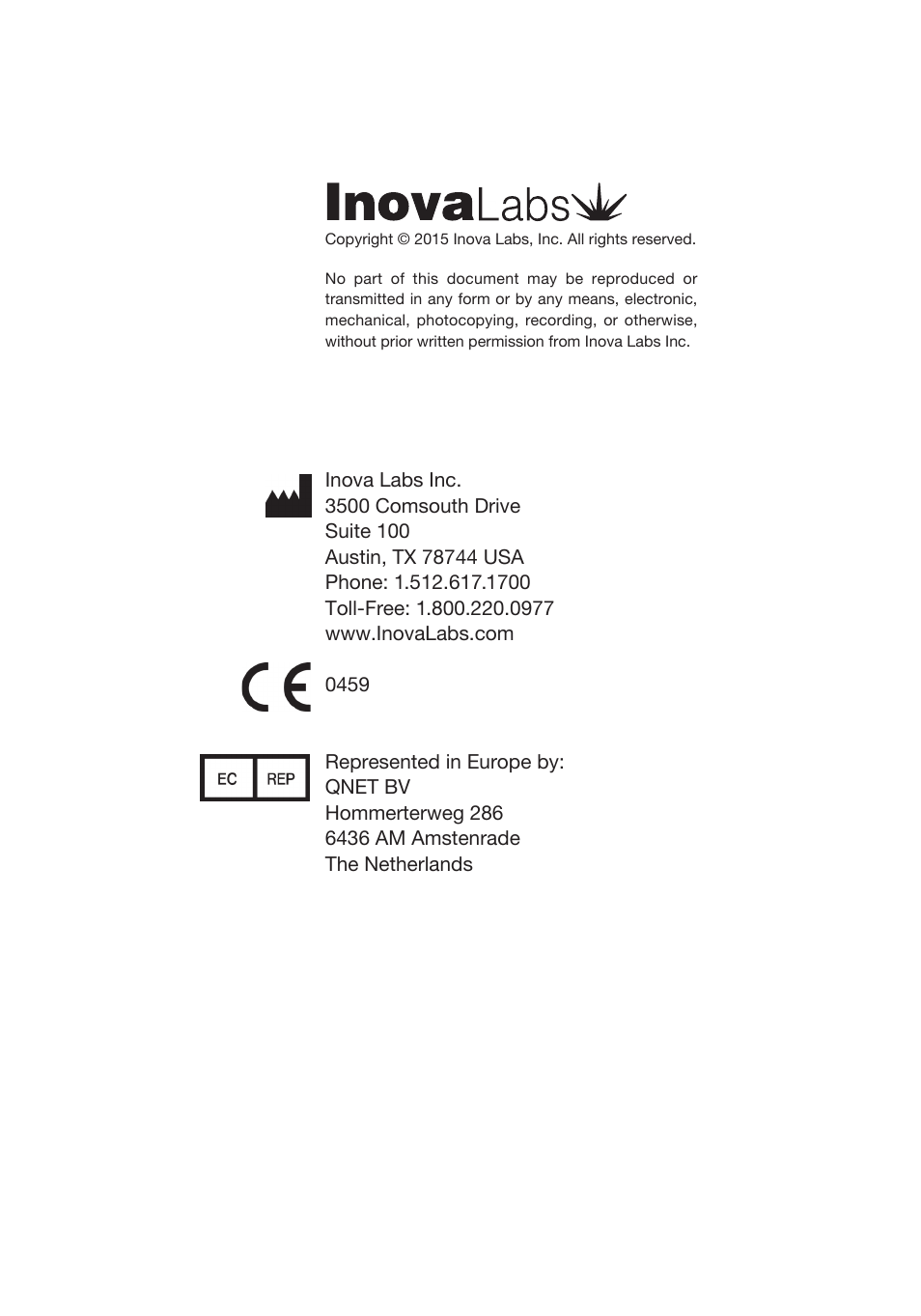 Inova Labs Activox DUO2 User Manual | Page 2 / 36