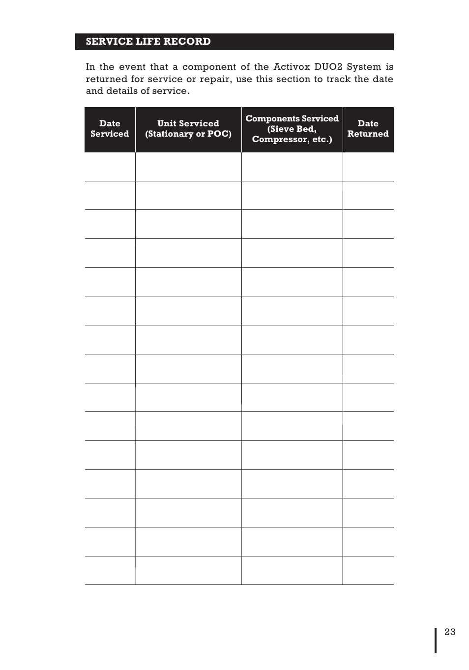 Inova Labs Activox DUO2 User Manual | Page 25 / 36