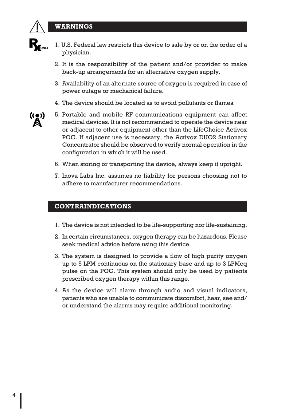 Inova Labs Activox DUO2 User Manual | Page 6 / 36