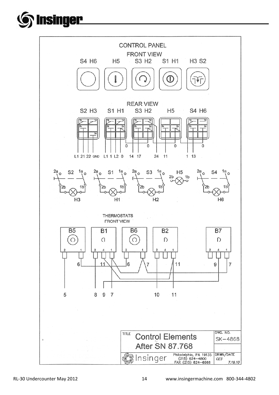 Insinger RL-30 User Manual | Page 15 / 39