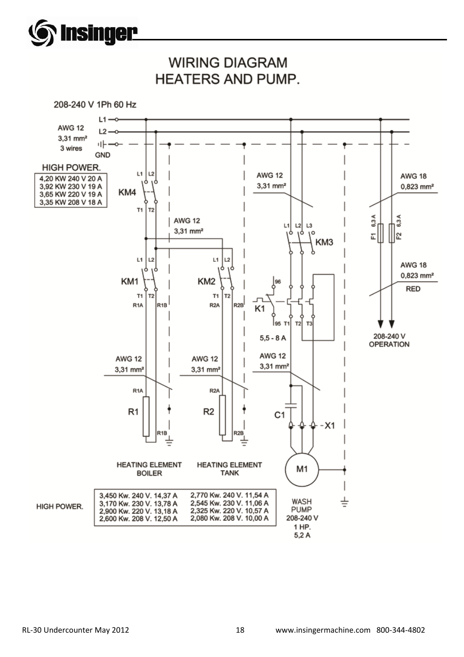 Insinger RL-30 User Manual | Page 19 / 39