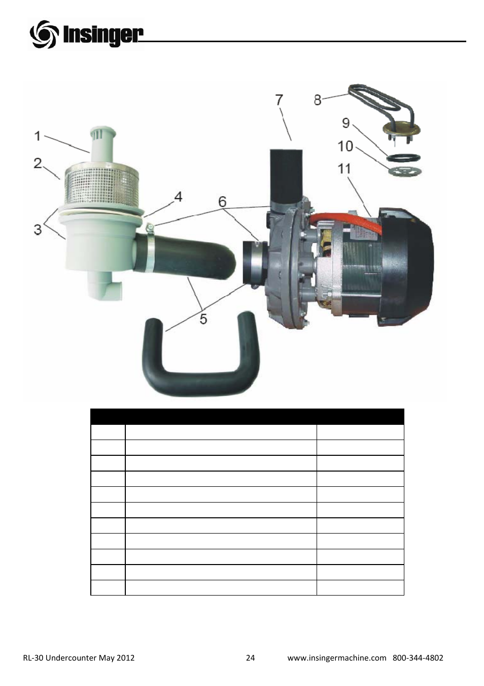 Insinger RL-30 User Manual | Page 25 / 39