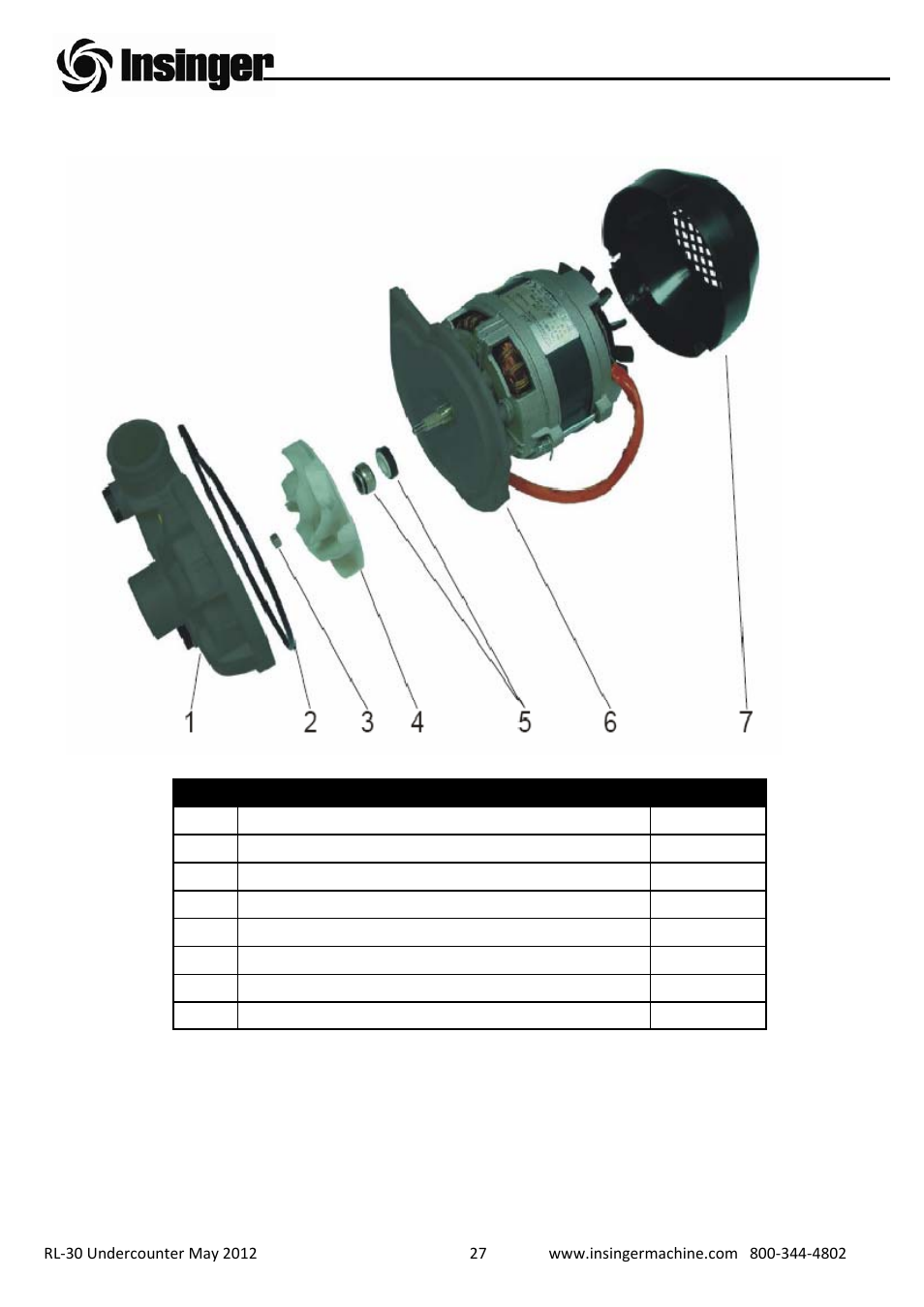 Insinger RL-30 User Manual | Page 28 / 39