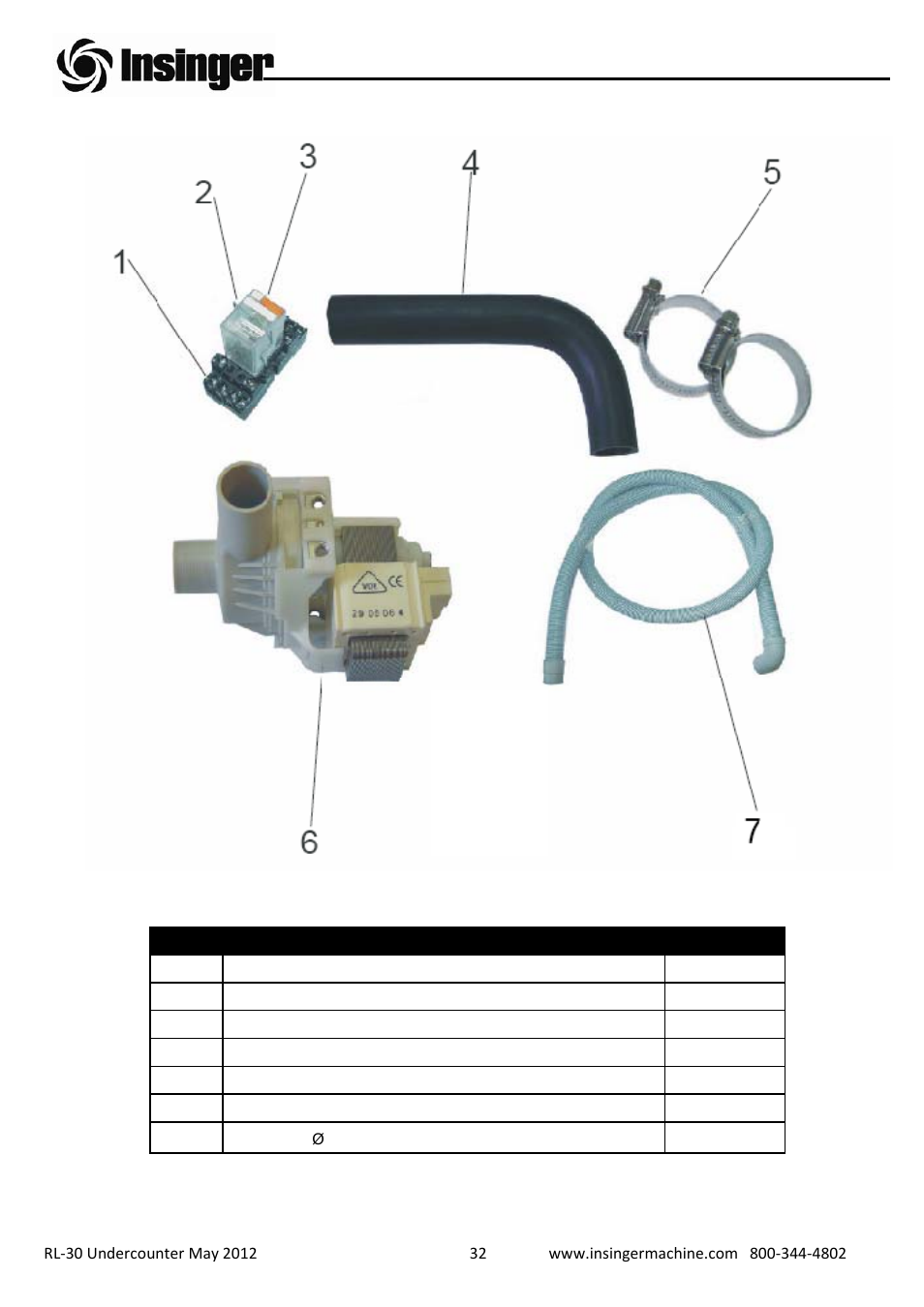 Insinger RL-30 User Manual | Page 33 / 39