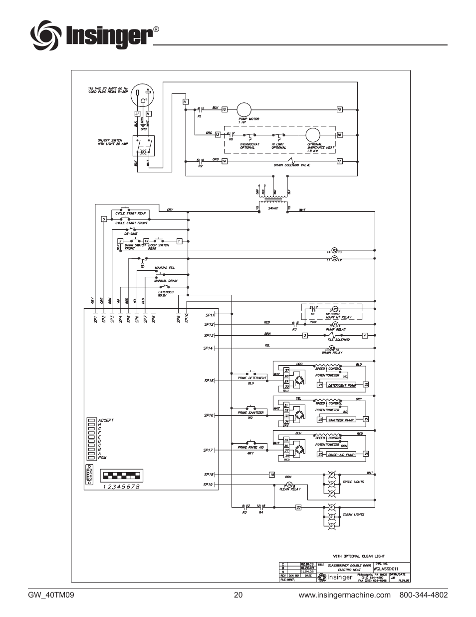 Insinger GW-40 User Manual | Page 22 / 38