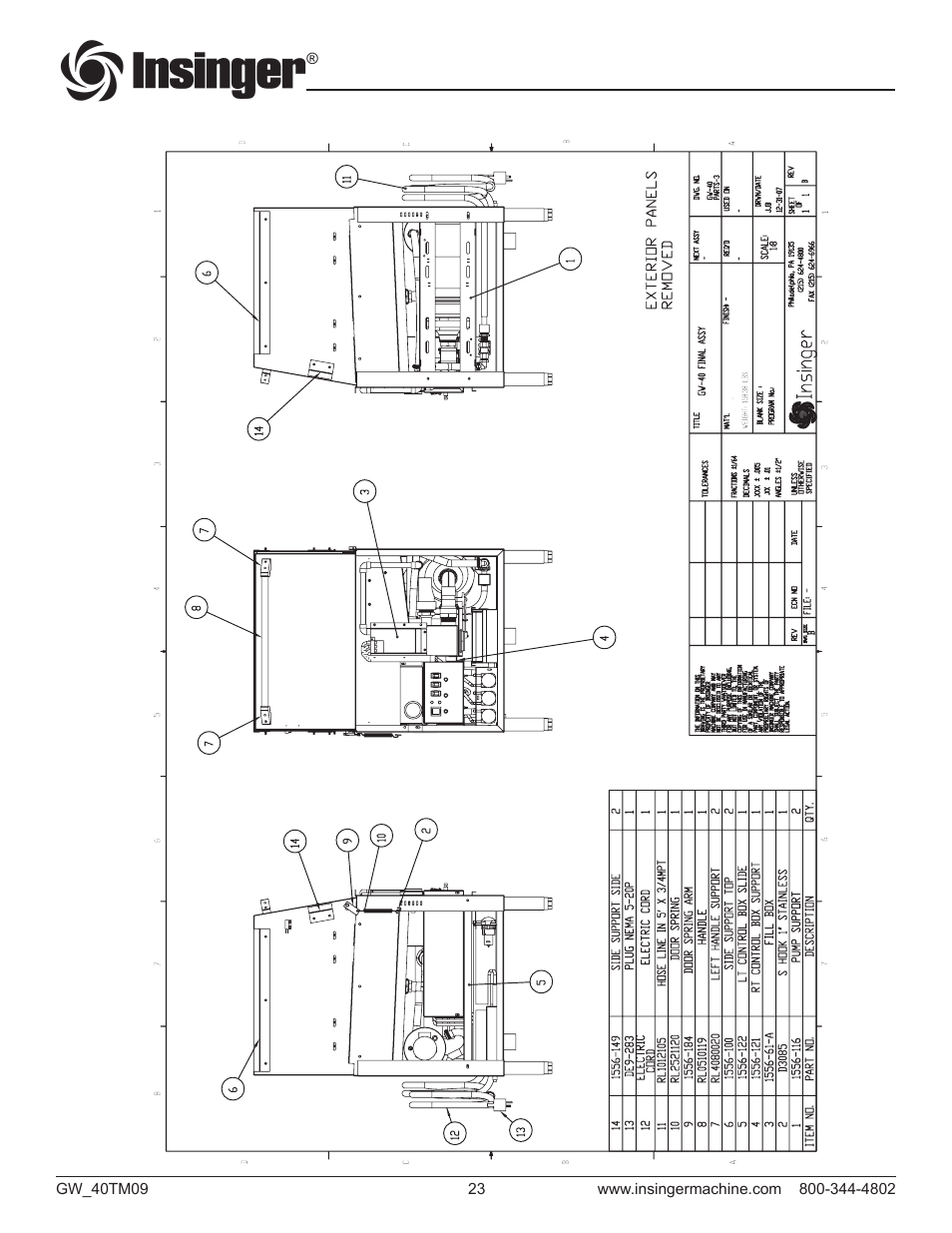 Insinger GW-40 User Manual | Page 25 / 38