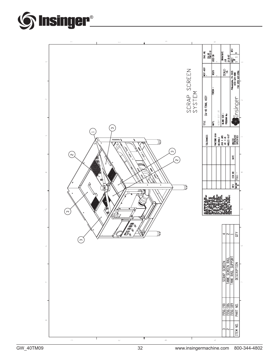 Insinger GW-40 User Manual | Page 34 / 38